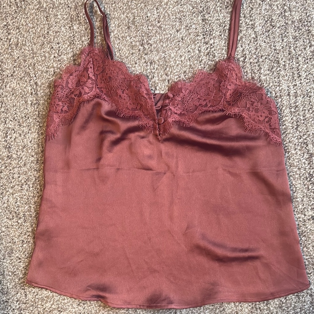 Abercrombie & Fitch Rust Bustier Camisole